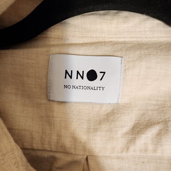 NN07 Men's Casual Beige Button Down Shirt - Picture 5 of 10